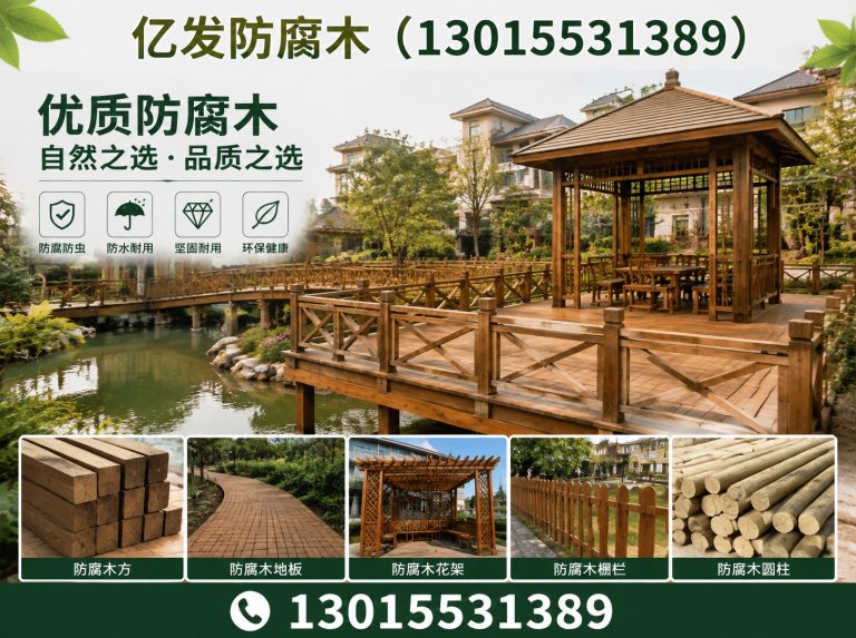 新郑市防腐木定制展示图