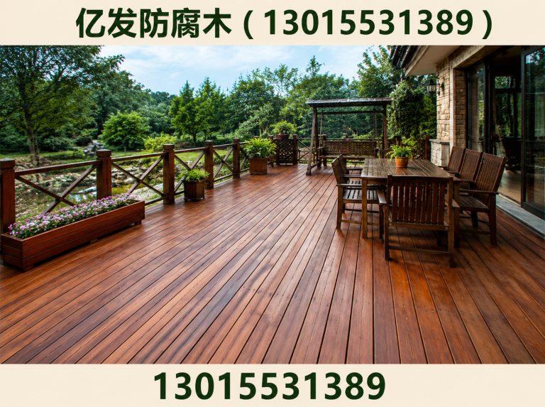 新郑市亿发防腐木展示图